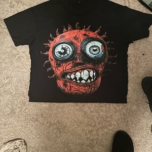 Black Graphic Kids T-Shirt